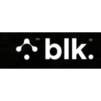 blk. International logo, blk. International contact details