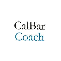 The CalBarCoach logo, The CalBarCoach contact details