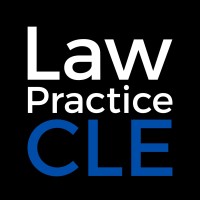 LawPracticeCLE logo, LawPracticeCLE contact details