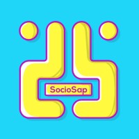 SocioSap logo, SocioSap contact details