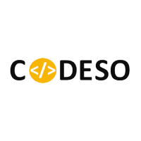 Codeso logo, Codeso contact details