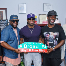 'Boyz 2 Men' logo, 'Boyz 2 Men' contact details