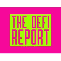 The DeFi Report logo, The DeFi Report contact details