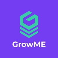 GrowMe.ai logo, GrowMe.ai contact details