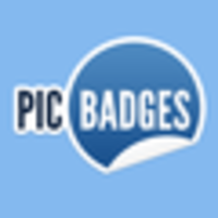 PicBadges logo, PicBadges contact details