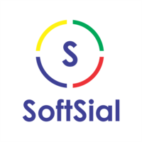 SoftSial logo, SoftSial contact details