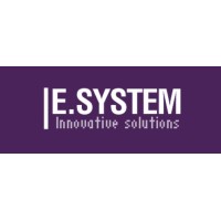 E.System logo, E.System contact details