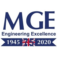 MGE logo, MGE contact details