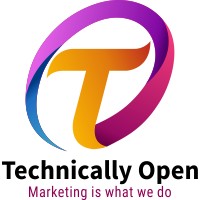 Technically open logo, Technically open contact details