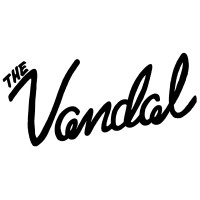 The Vandal logo, The Vandal contact details