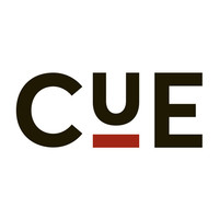 CUE logo, CUE contact details