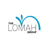 The Lomah Group logo, The Lomah Group contact details