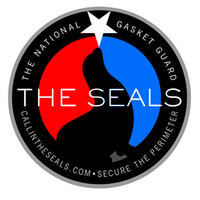 THE SEALS logo, THE SEALS contact details