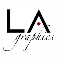 LA Graphics logo, LA Graphics contact details