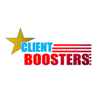 Client Boosters logo, Client Boosters contact details