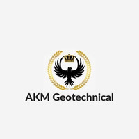 AKM Geotechnical logo, AKM Geotechnical contact details