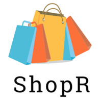 ShopR logo, ShopR contact details