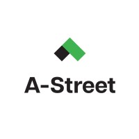 A-Street logo, A-Street contact details