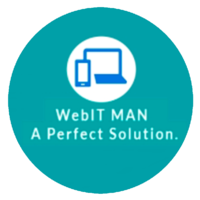 WebIT MAN logo, WebIT MAN contact details