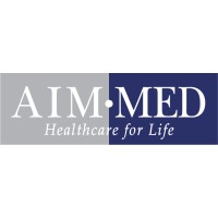 AIMMED logo, AIMMED contact details