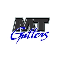 MT Gutters logo, MT Gutters contact details