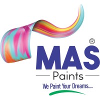 MAS Paints logo, MAS Paints contact details