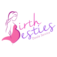 Birth Besties logo, Birth Besties contact details