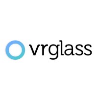 VRGlass logo, VRGlass contact details