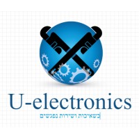 U-Electronics logo, U-Electronics contact details