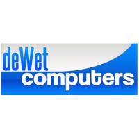 de Wet Computers logo, de Wet Computers contact details