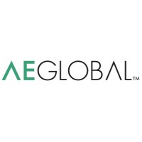 AE Global logo, AE Global contact details