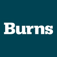 The Burns Group logo, The Burns Group contact details