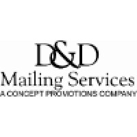 D&D Mailing logo, D&D Mailing contact details