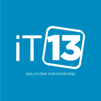 IT13 logo, IT13 contact details