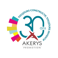 AKERYS logo, AKERYS contact details