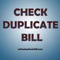 Online Duplicate Bill logo, Online Duplicate Bill contact details