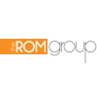 The ROM Group logo, The ROM Group contact details