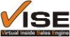 V-ISE logo, V-ISE contact details