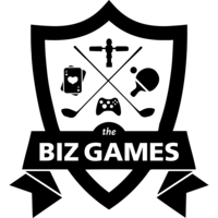 The Biz Games logo, The Biz Games contact details