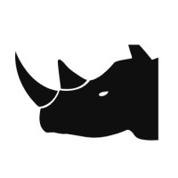 The Qrius Rhino logo, The Qrius Rhino contact details