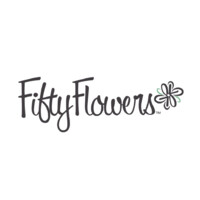 FiftyFlowers.com logo, FiftyFlowers.com contact details