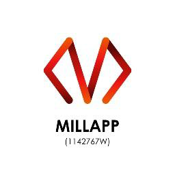 MillApp logo, MillApp contact details