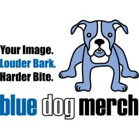 Blue Dog Merch logo, Blue Dog Merch contact details