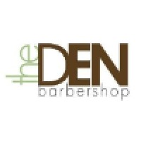 The Den Barbershop logo, The Den Barbershop contact details