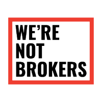 NOT BROKERS. logo, NOT BROKERS. contact details