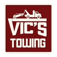 Vic’s Towing logo, Vic’s Towing contact details