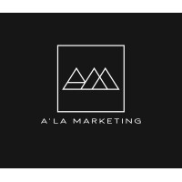 A 'la Marketing logo, A 'la Marketing contact details