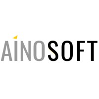 AinoSoft logo, AinoSoft contact details