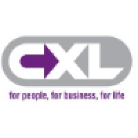 CXL logo, CXL contact details