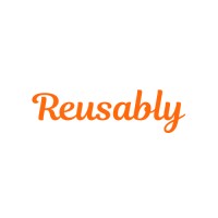 Reusably logo, Reusably contact details